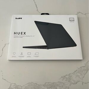 HUEX Hard Shell Laptop Case for MacBook Pro 15" - Black